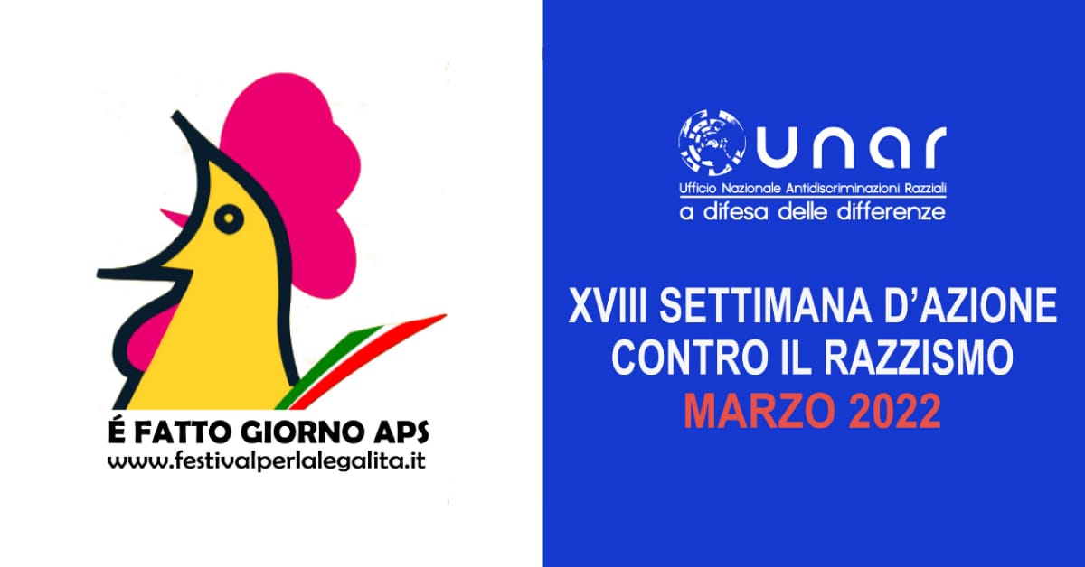 Banner Il cielo è di tutti - XVIII settimana di azione contro il razzismo È Fatto giorno APS Terlizzi
