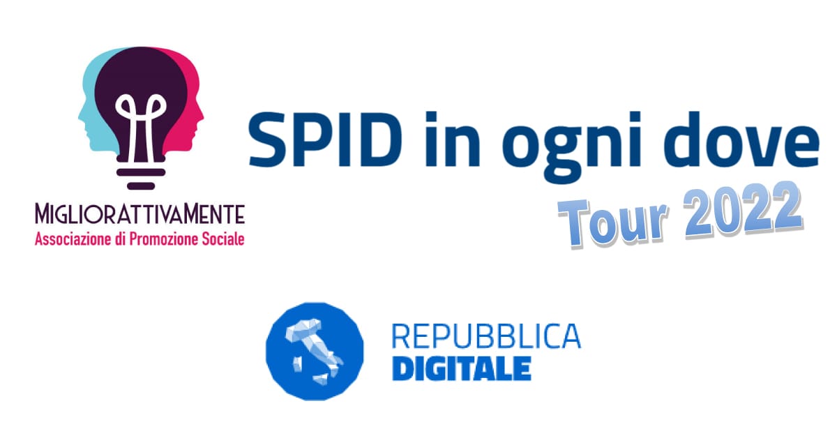 Banner SPID in ogni dove Tour 2022 Migliorattivamente APS