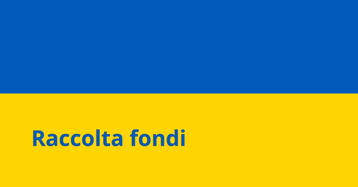 Banner Ucraina guerra Raccolta fondi