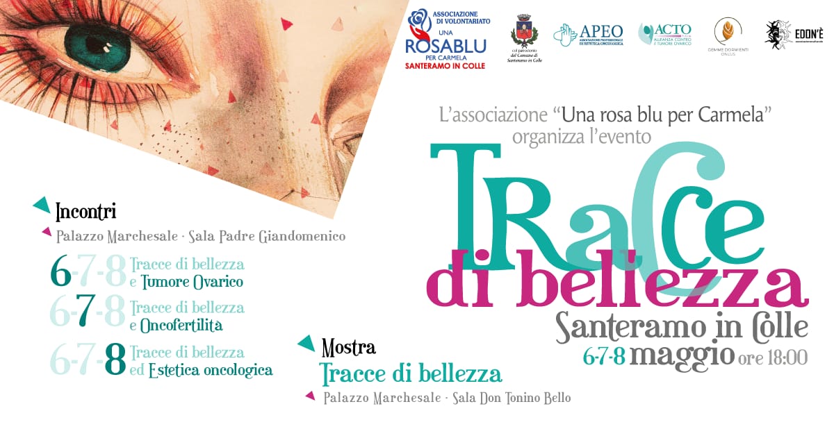 Banner Una rosa blu per Carmela Tracce di bellezza 2022