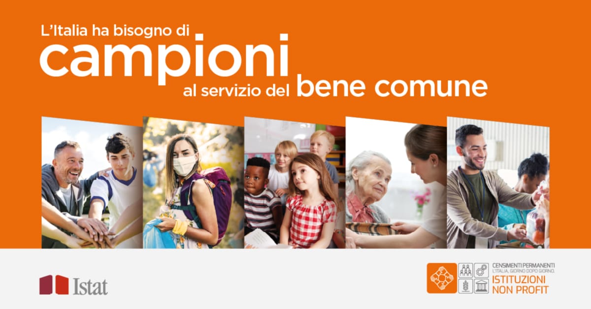 Banner Censimento permanente delle Istituzioni Non Profit 2022