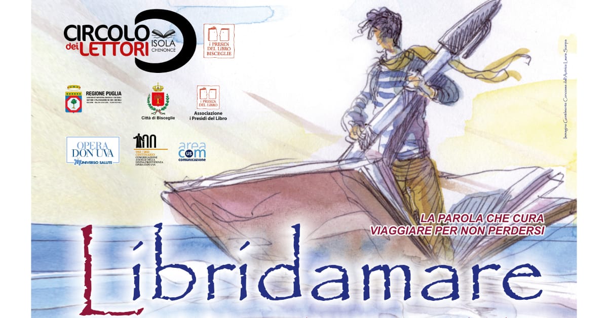 Banner rassegna Libridamare 2022 Circolo dei Lettori – Presidio del Libro di Bisceglie