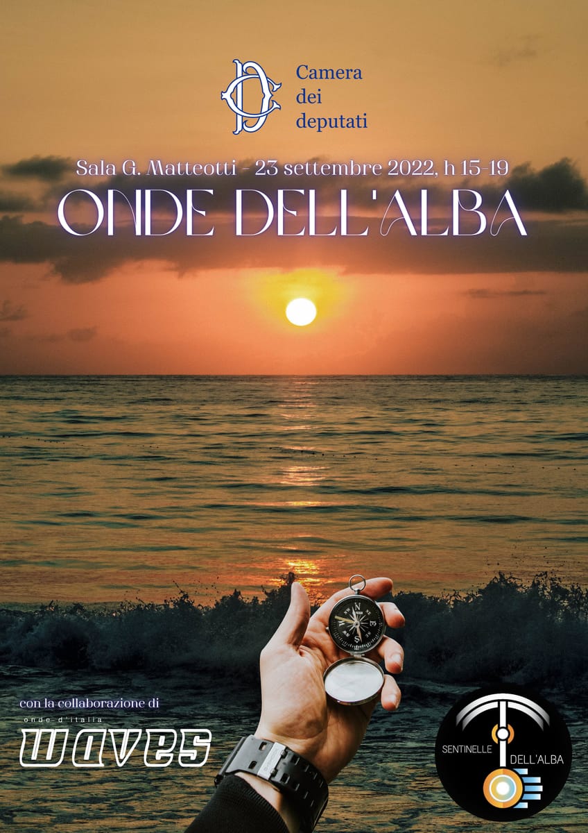 Locandina Onde dell'Alba Camera dei Deputati 2022