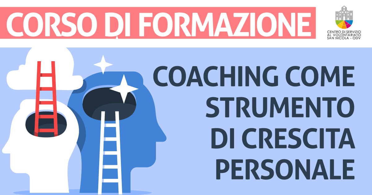 Banner corso di formazione Coaching come strumento di crescita personale CSV San Nicola