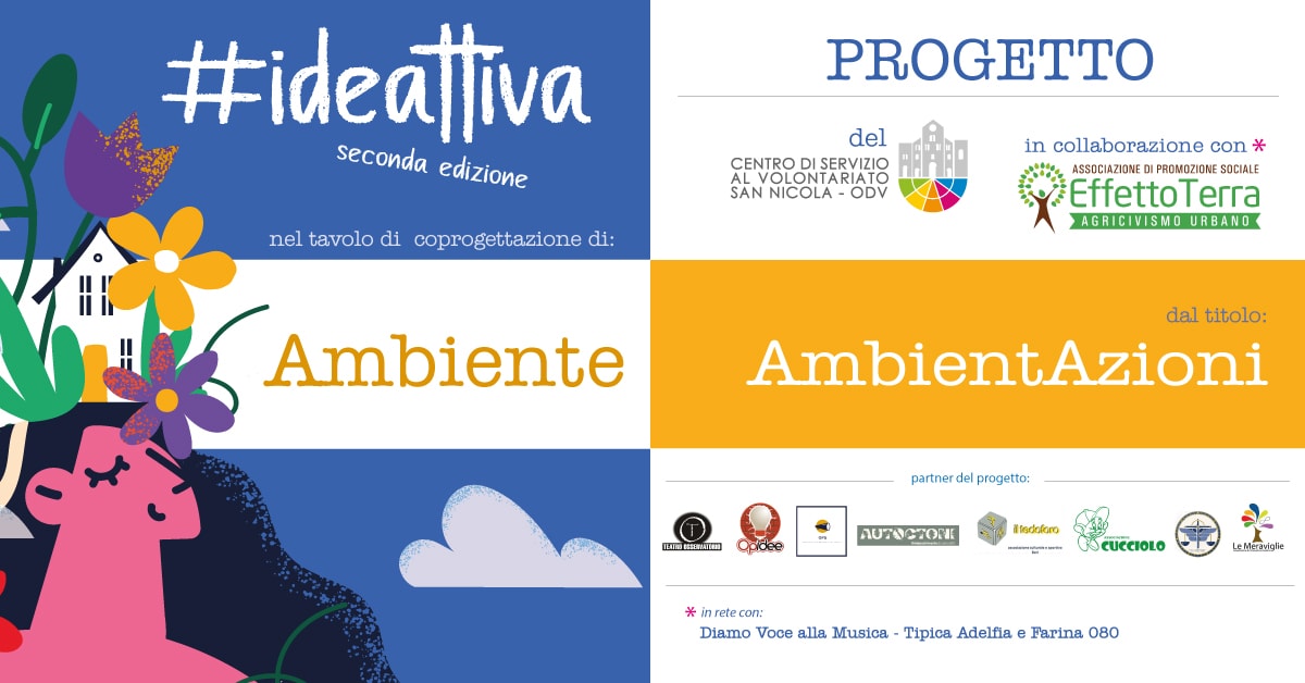 Banner AmbientAzioni Ambiente Ideattiva 2022 CSVSN