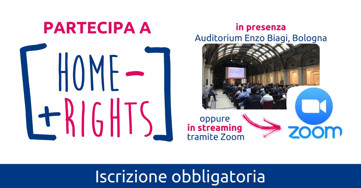 Banner Homeless More Rights Festival dei diritti delle persone senza dimora