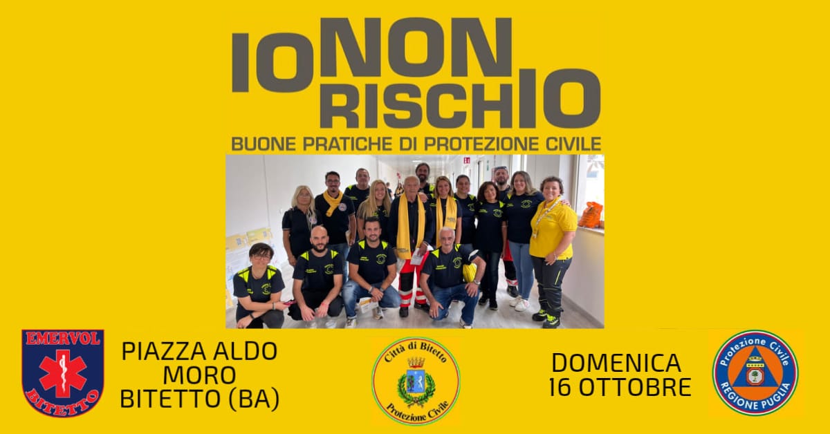 Banner Io non Rischio Bitetto 2022