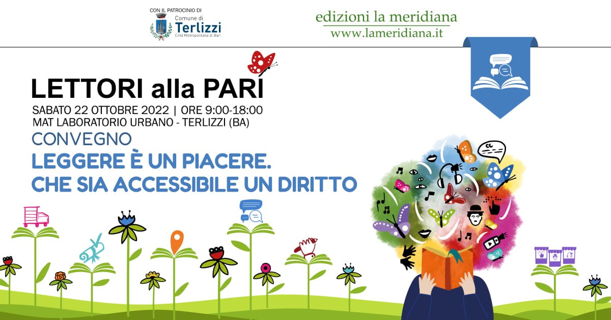Banner Lettori alla Pari 22 Ottobre edizioni la meridiana 2022