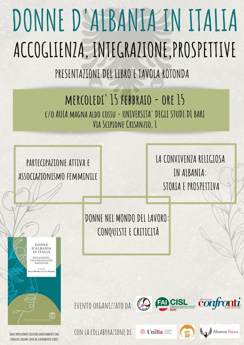 Presentazione libro Donne d'Albania in Italia