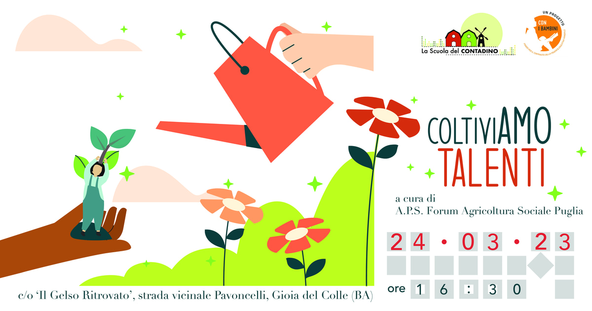 Banner Coltiviamo Talenti Scuola del Contadino