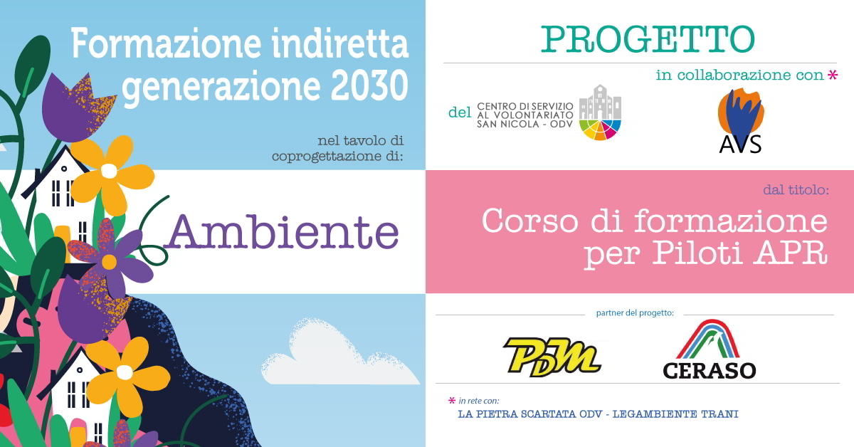 Banner Corso di formazione per Piloti APR Ambiente CSVSN
