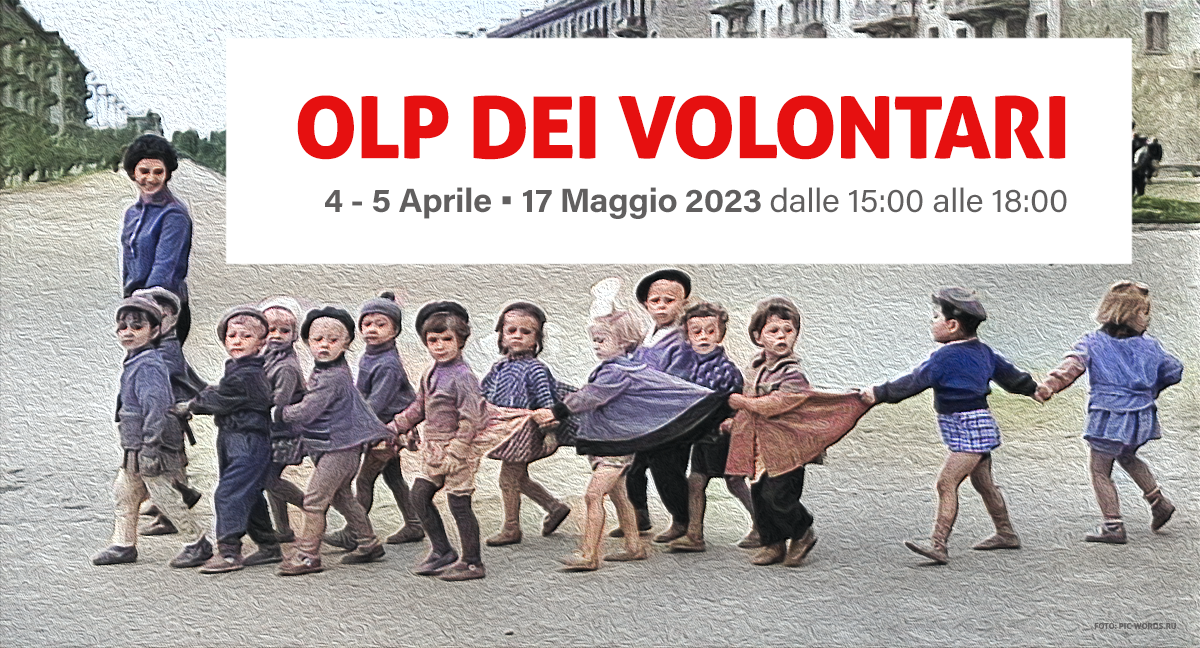 Banner OLP dei Volontari imparare a gestire volontari volontarie