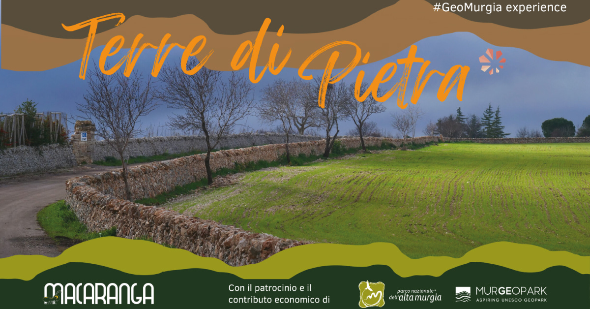 Banner Terre di pietra Passeggiate naturalistiche Parco Nazionale Alta Murgia