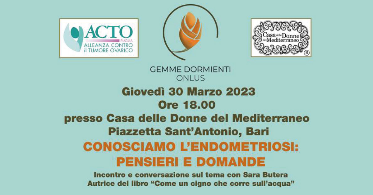 Banner incontro Conosciamo endometriosi Gemme Dormienti
