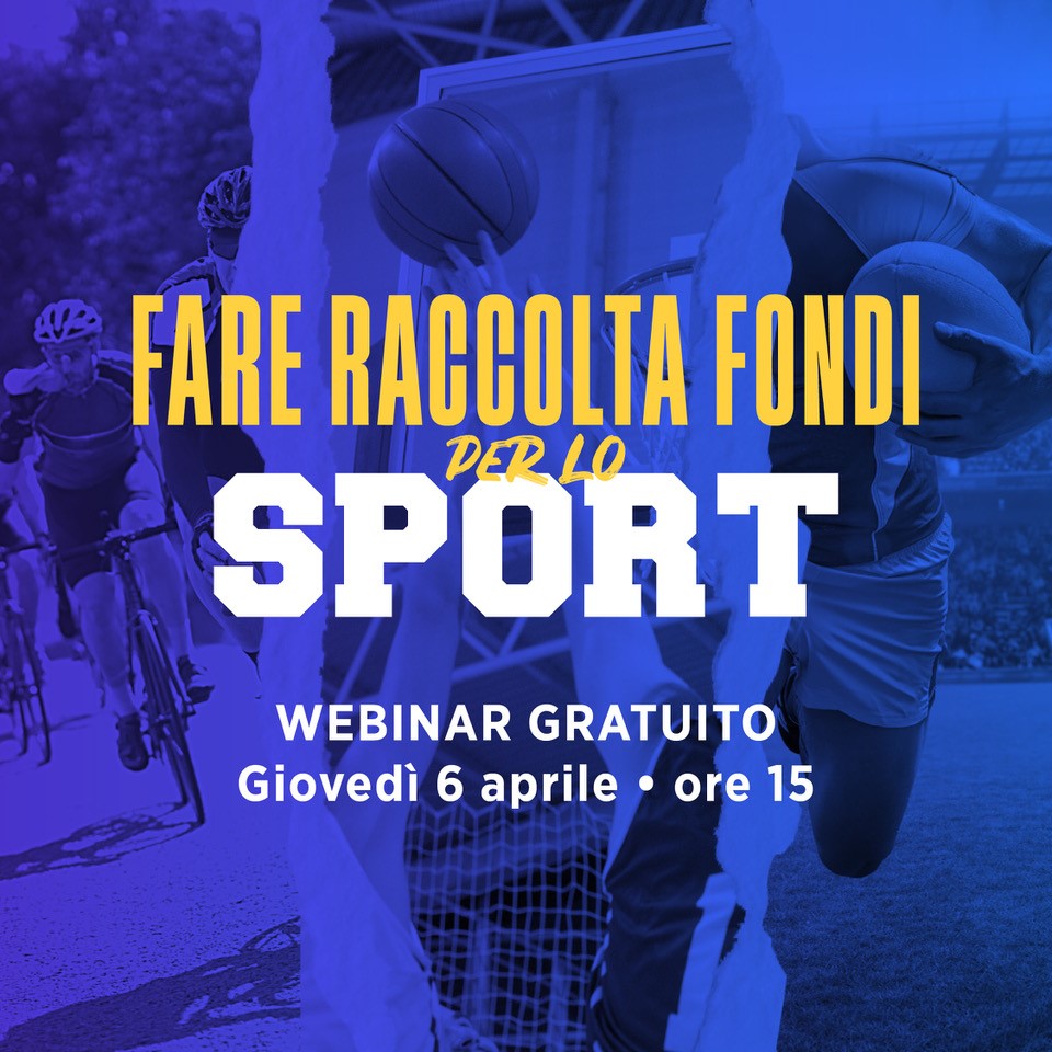 Festival Fundraising webinar Fare raccolta fondi per lo Sport