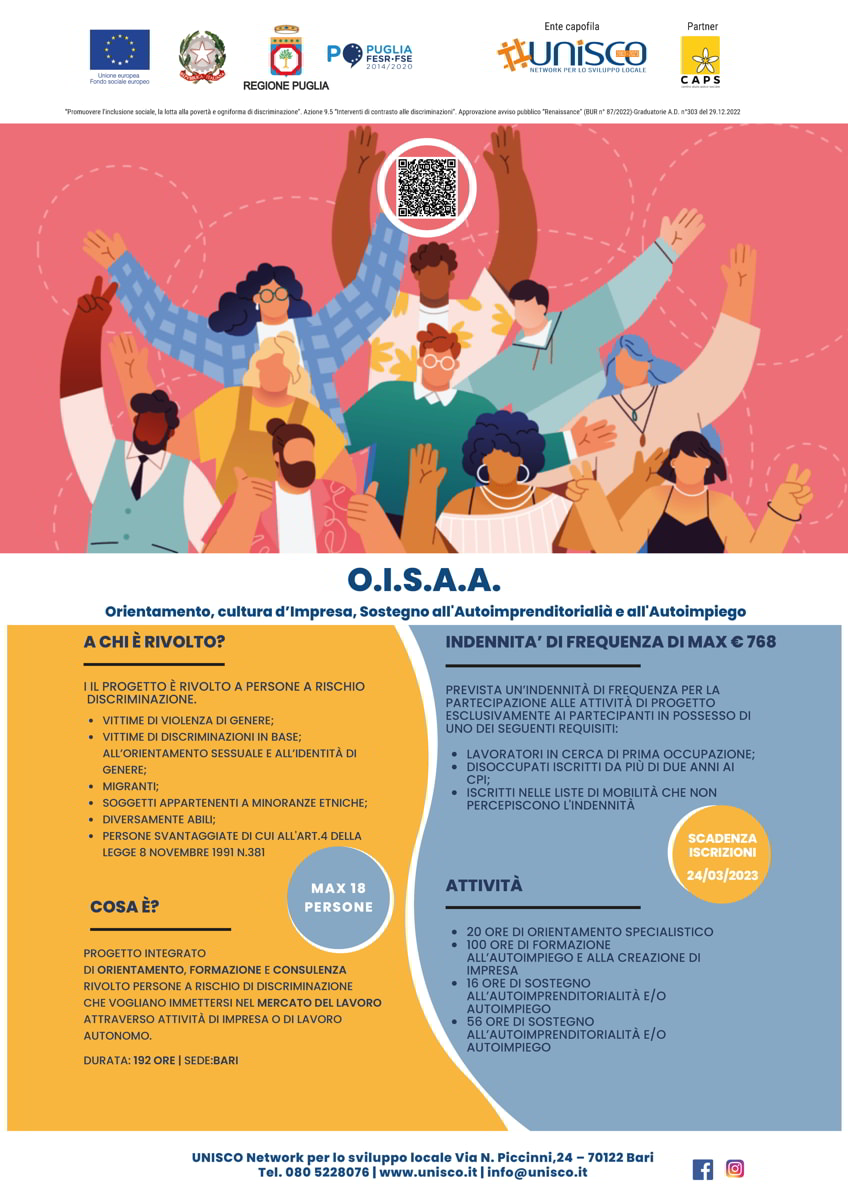 Progetto O.I.S.A.A. Locandina