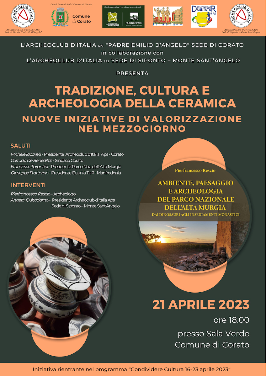 Archeoclub d'Italia APS Padre Emilio D'Angelo evento 21 Aprile 2023