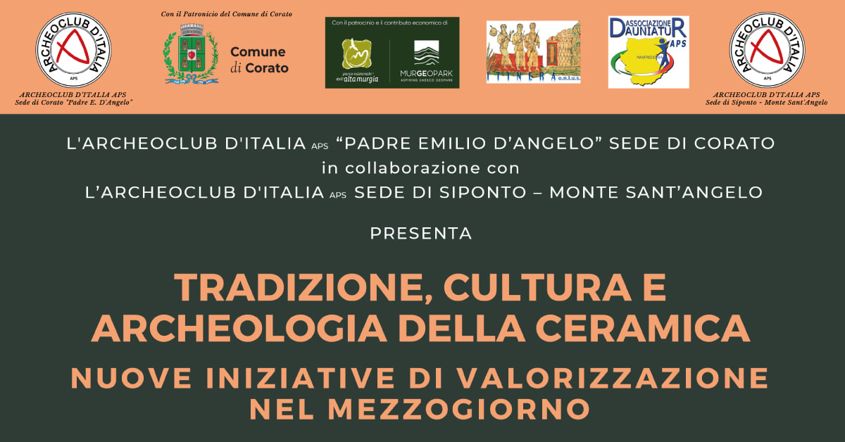Banner Tradizione cultura archeologia ceramica Archeoclub Corato