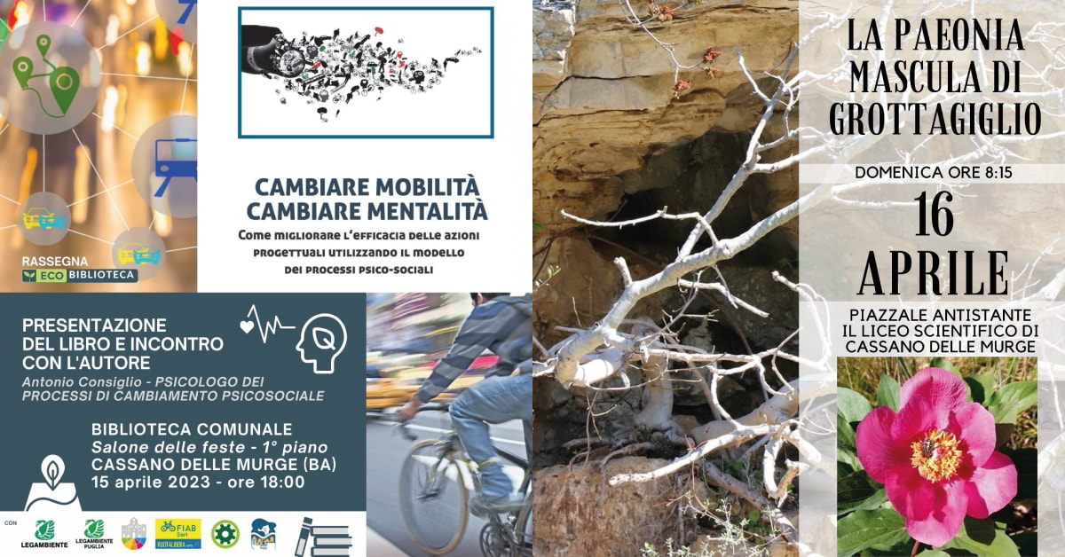 Banner Weekend sostenibile Legambiente Cassano Murge