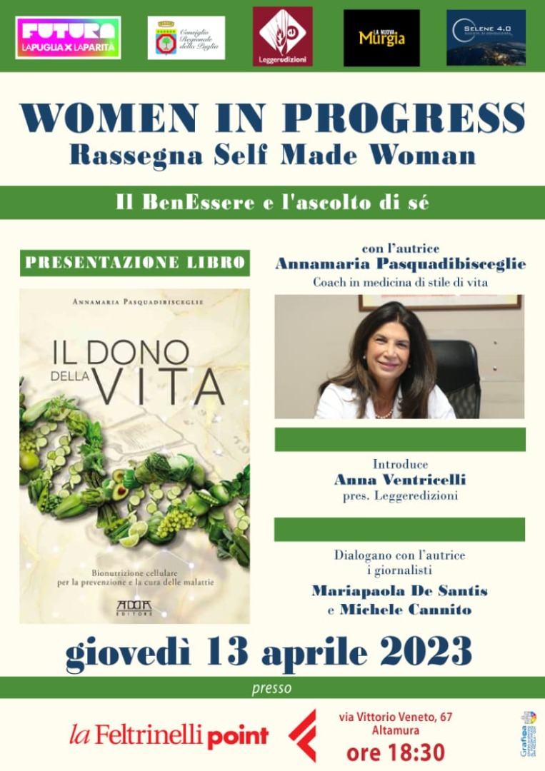 Locandina Women in progress LeggerEdizioni Aprile 2023