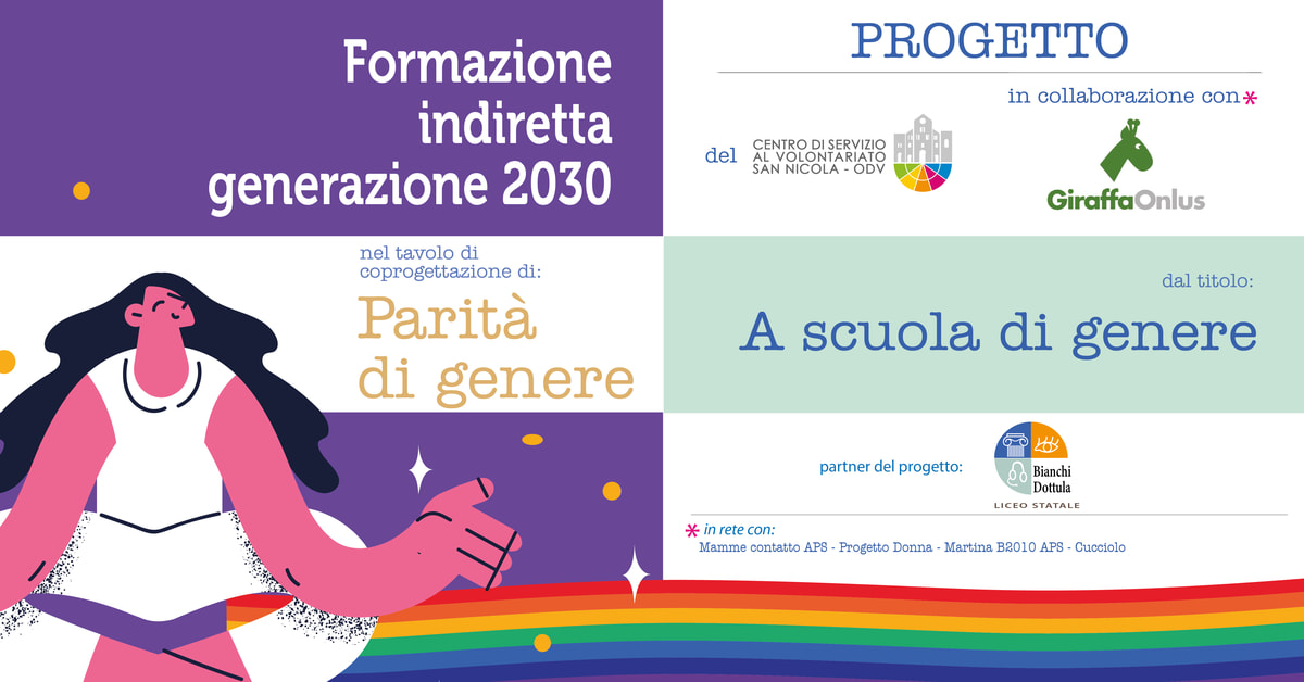 Banner A scuola di genere formazione indiretta CSVSN