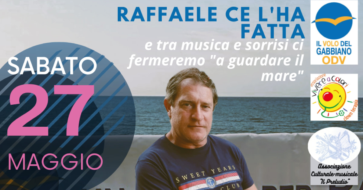 Banner Raffaele ce l'ha fatta Il volo del gabbiano ODV