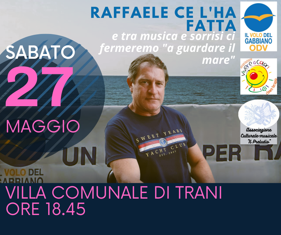 Locandina Raffaele ce l'ha fatta Il volo del gabbiano ODV