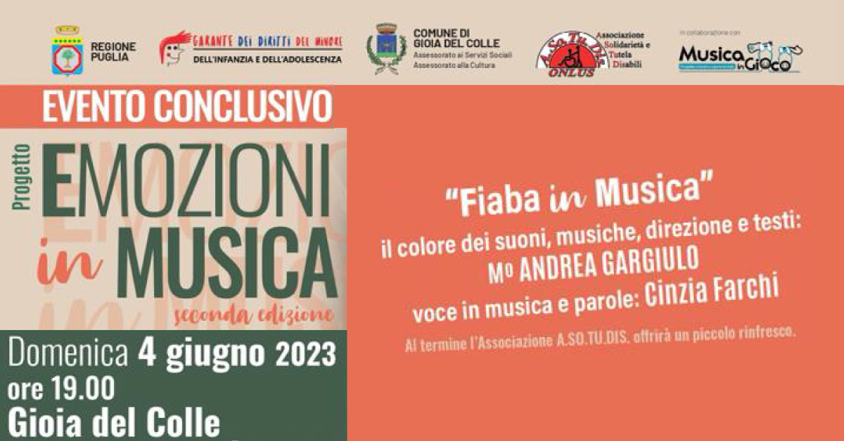 banner Fiaba in Musica Asotudis MusicaInGioco