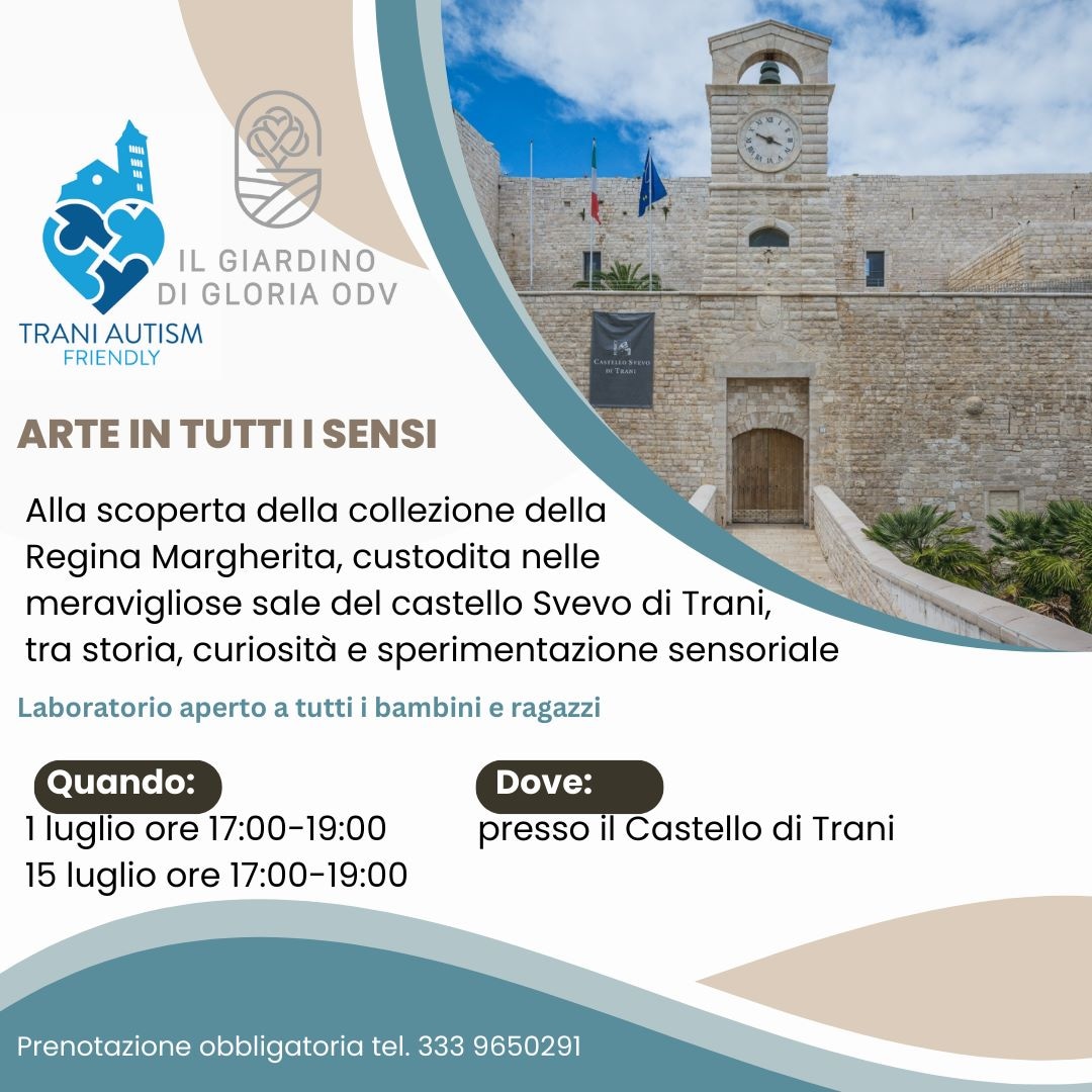 Arte in tutti i sensi Il Giardino di Gloria OdV Trani