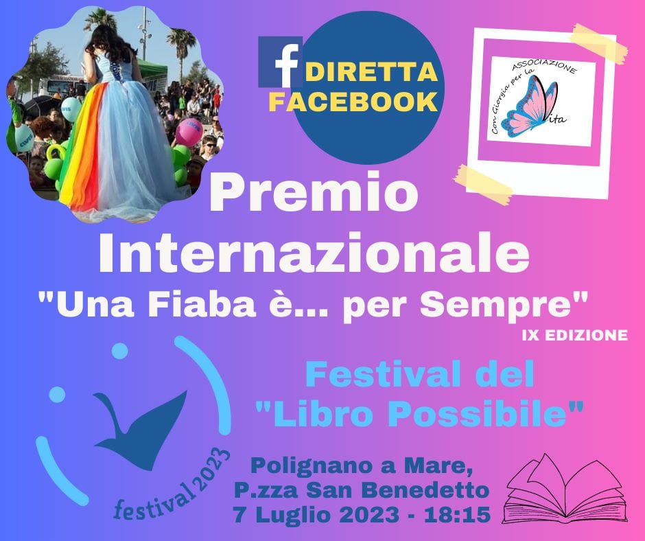 Locandina premiazione Una Fiaba è per sempre