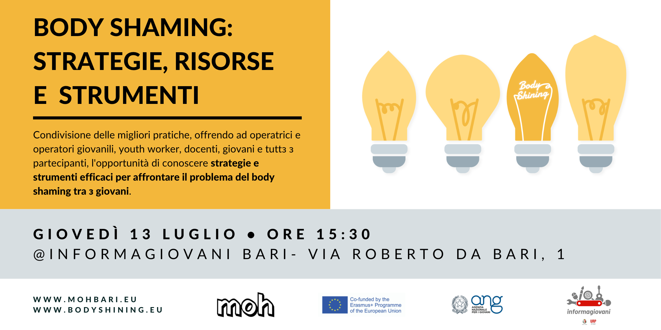 banner Strategie strumenti body shaming MOH Mobility Opportunities Hub