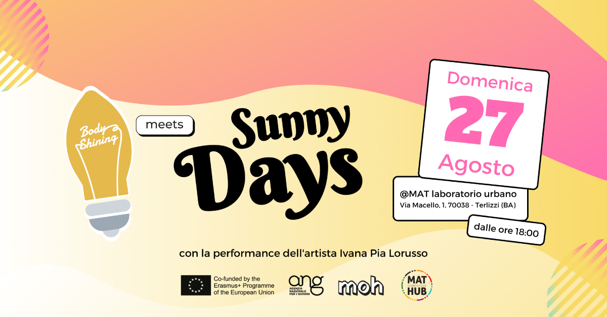 Banner Body Shining meets Sunny days Evento finale MOH