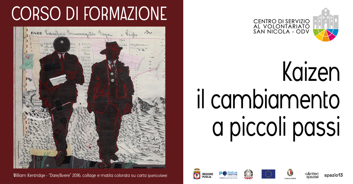 Formazione CSVSN Spazio13 Cantieri Kaizen il cambiamento a piccoli passi