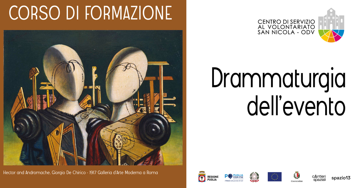 Formazione CSVSN Spazio13 Cantieri spaziali Drammaturgia dell'evento