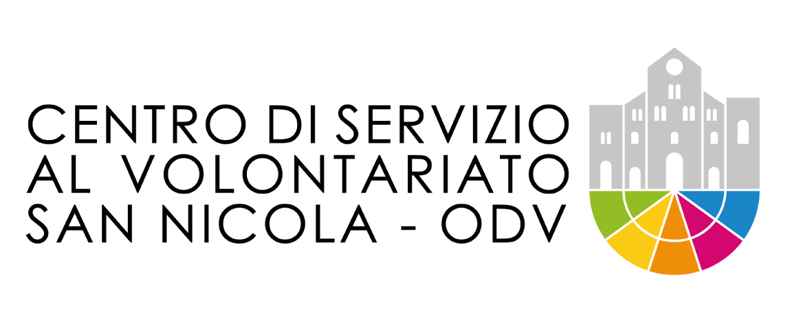 Il Centro di Servizio al Volontariato San Nicola – OdV è iscritto al RUNTS dal 26 Ottobre 2022 nella sezione volontariato; al n° 415 del Registro delle Persone giuridiche della Regione Puglia; al n° 28 dell’Elenco nazionale dei Centri servizio per il volontariato
