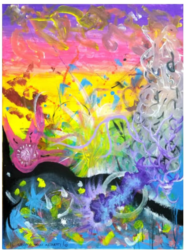 mostra arte astratta Amore e Uguaglianza Anatroccolo OdV Bitonto
