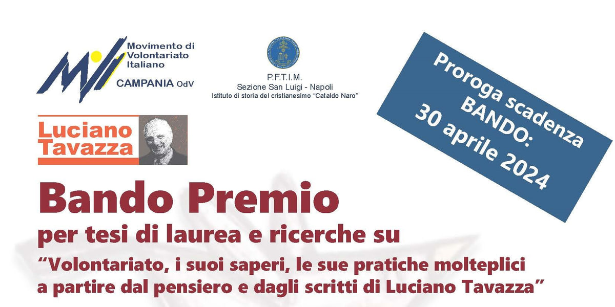 Bando Luciano Tavazza MoVi Campania 2024