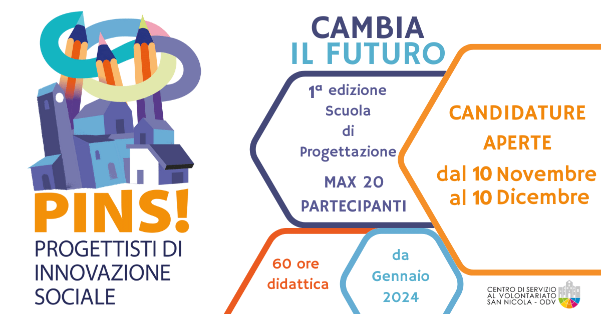 Banner PINS Scuola Progettazione CSVSN