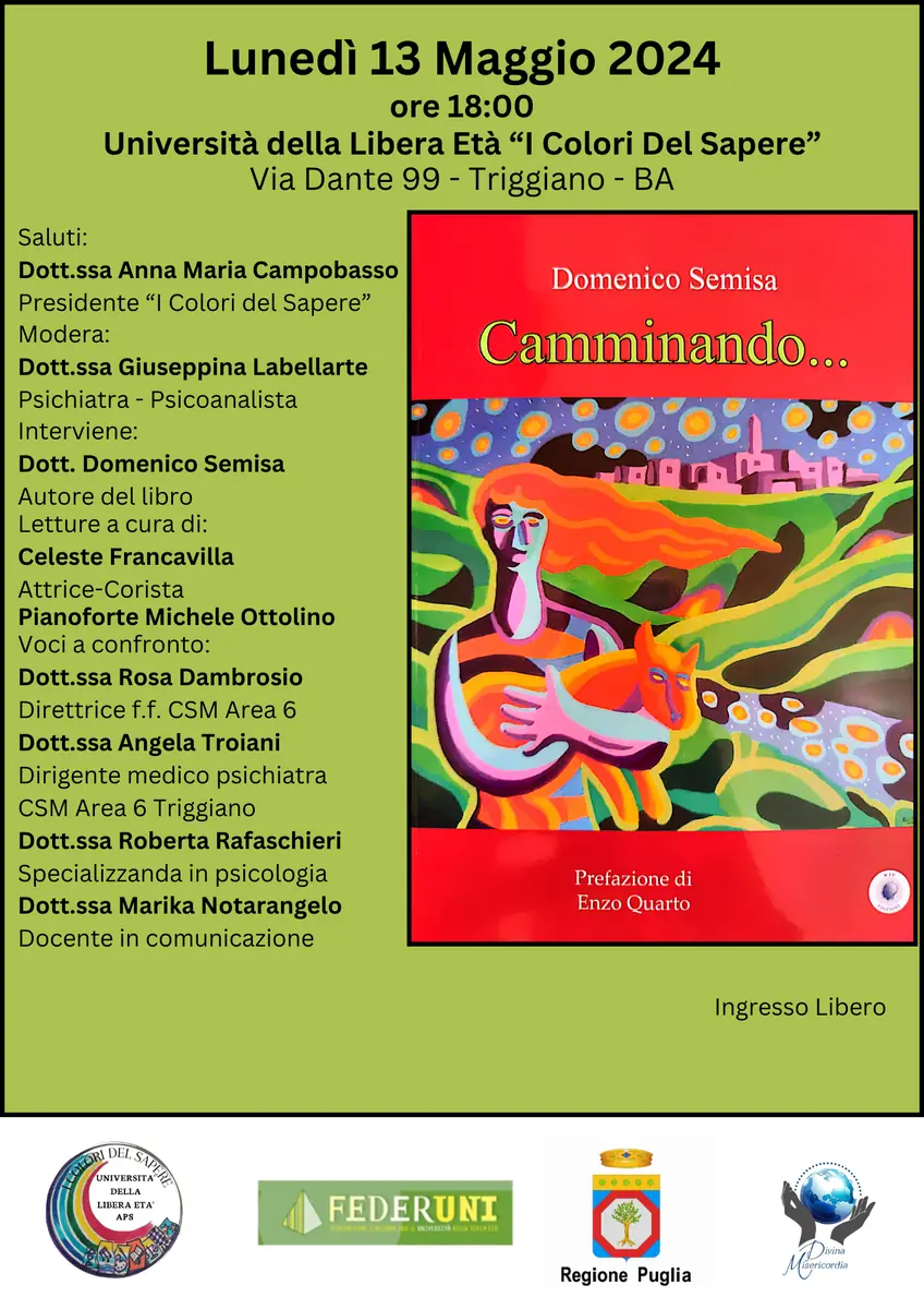Domenico Semisa presentazione libro Camminando
