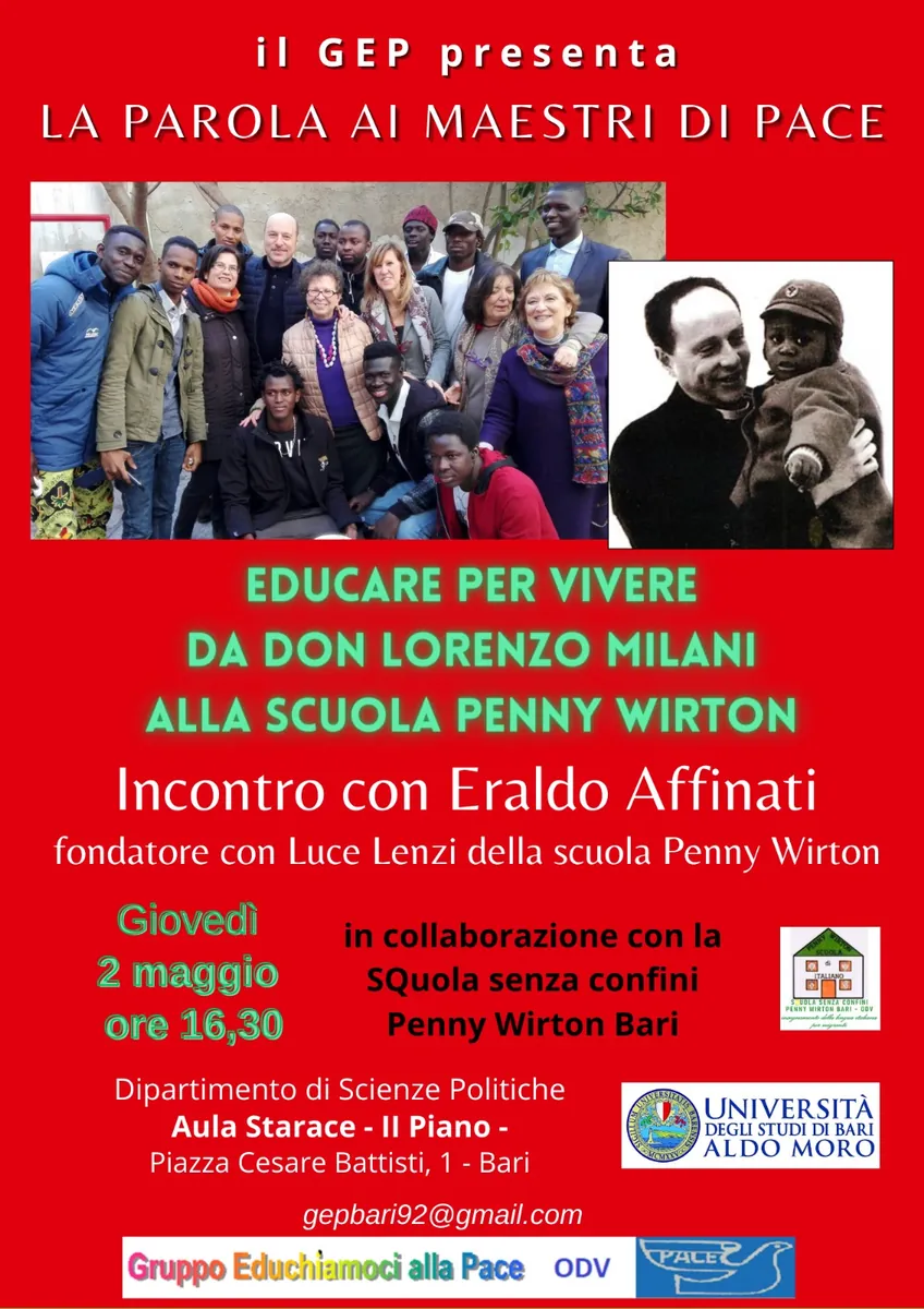 GEP Educhiamoci alla Pace da Don Lorenzo Milani alla scuola Penny Wirton