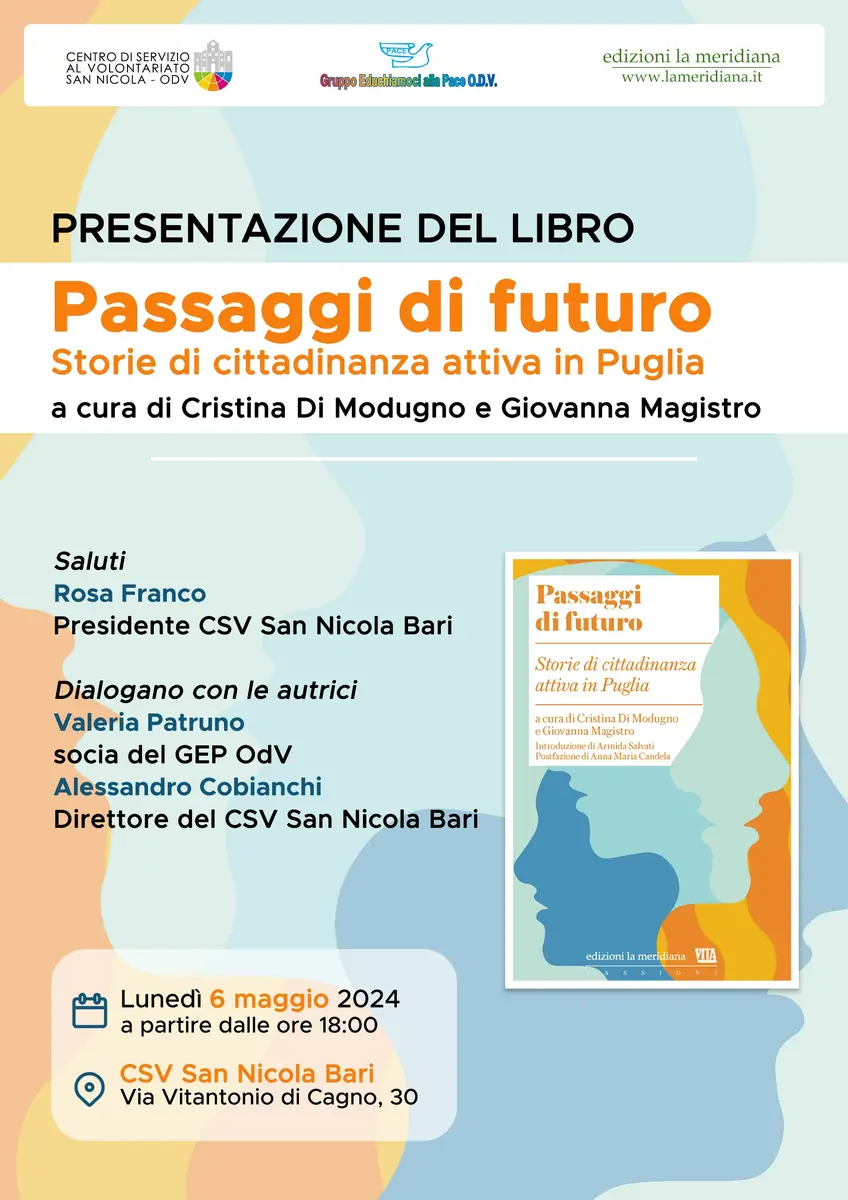 Gruppo Educhiamoci Pace Passaggi Futuro cittadinanza attiva Puglia