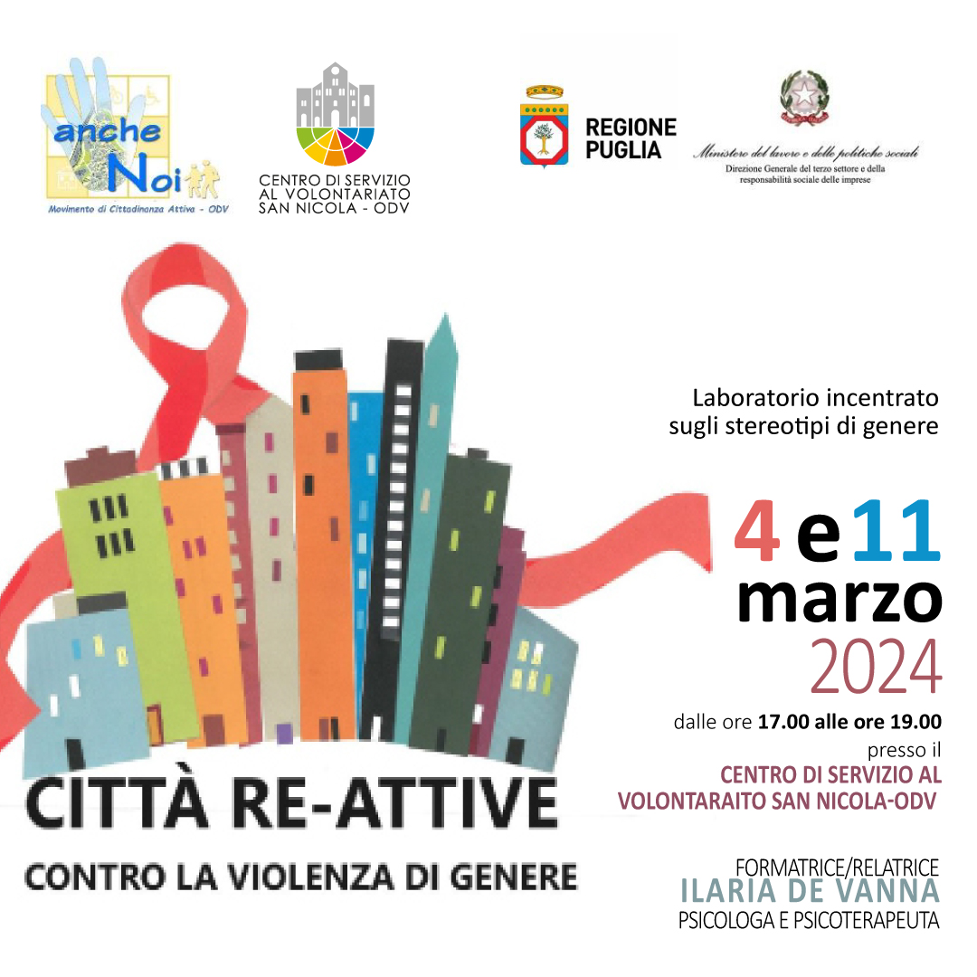 Laboratorio campagna contro violenza genere AncheNoi
