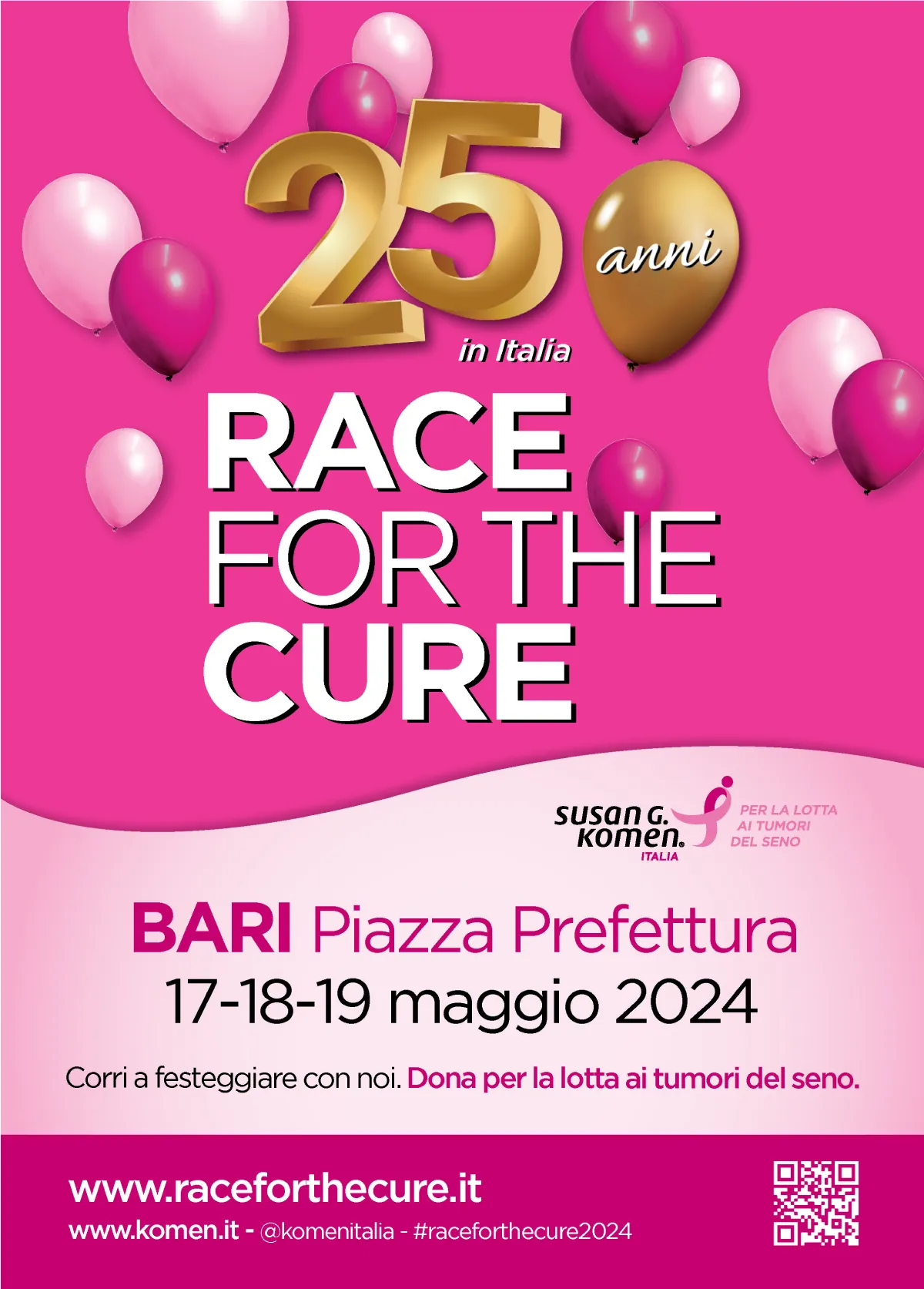 Locandina Bari Race for the Cure 2024