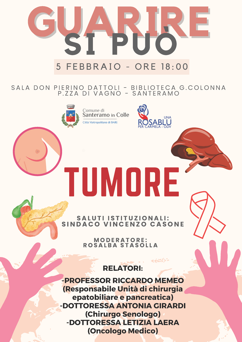 Locandina Guarire si può Una rosa blu per Carmela OdV