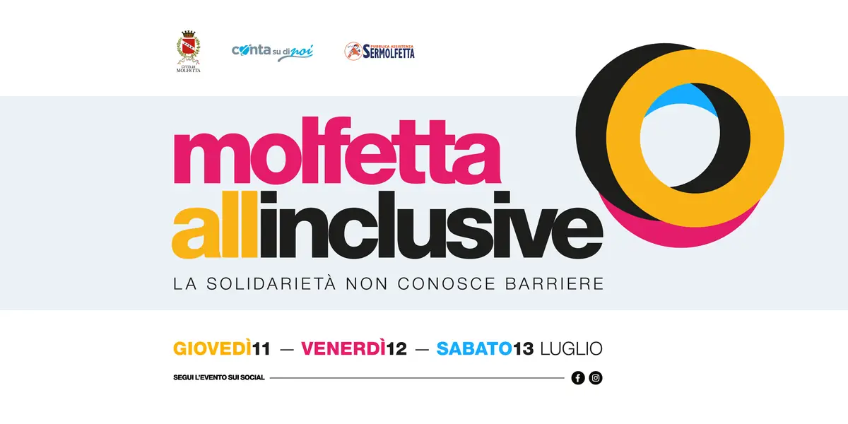 Molfetta All Inclusive, incontri, spettacoli, musica e divertimento tra le vie della città