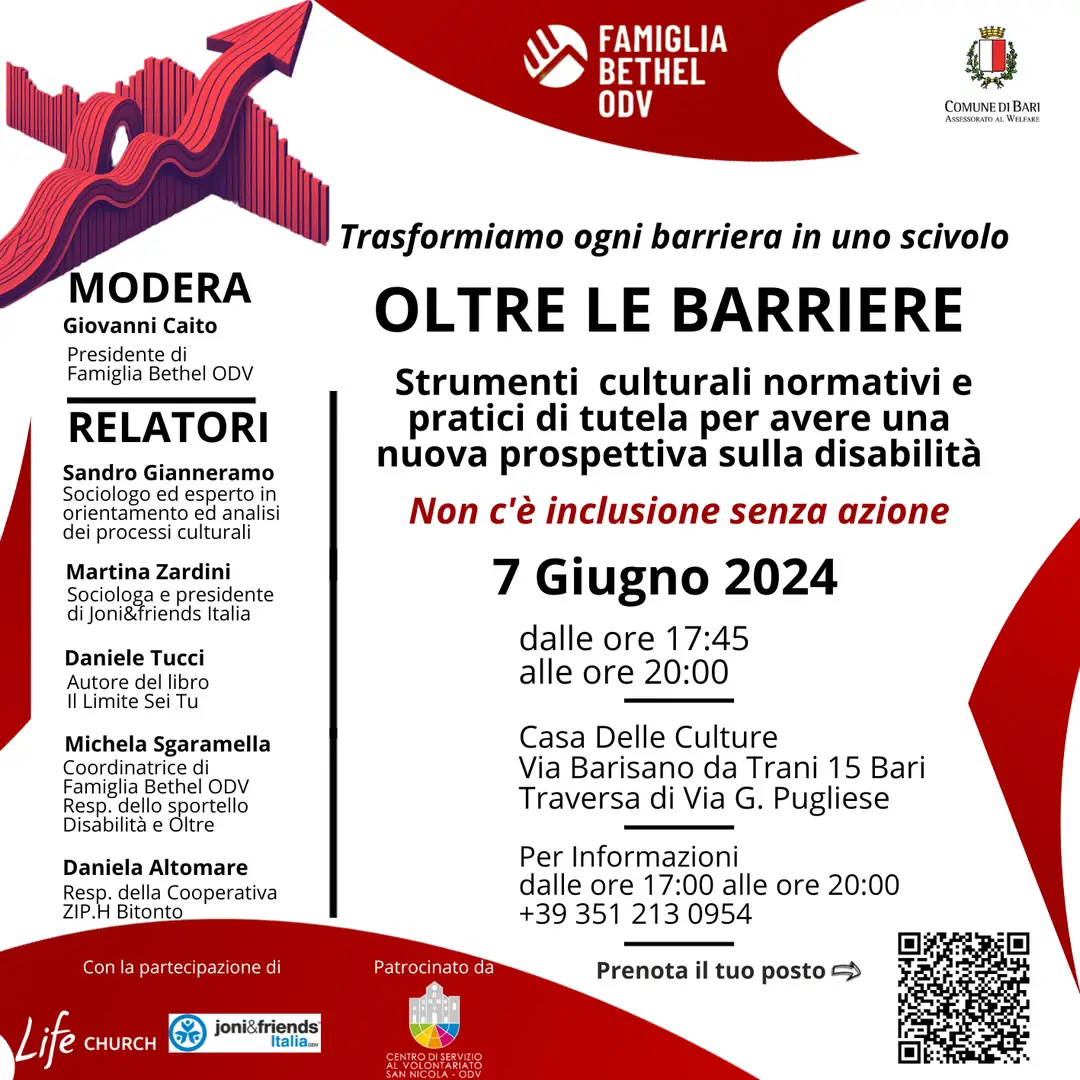 Oltre le barriere Famiglia Bethel OdV Giugno 2024