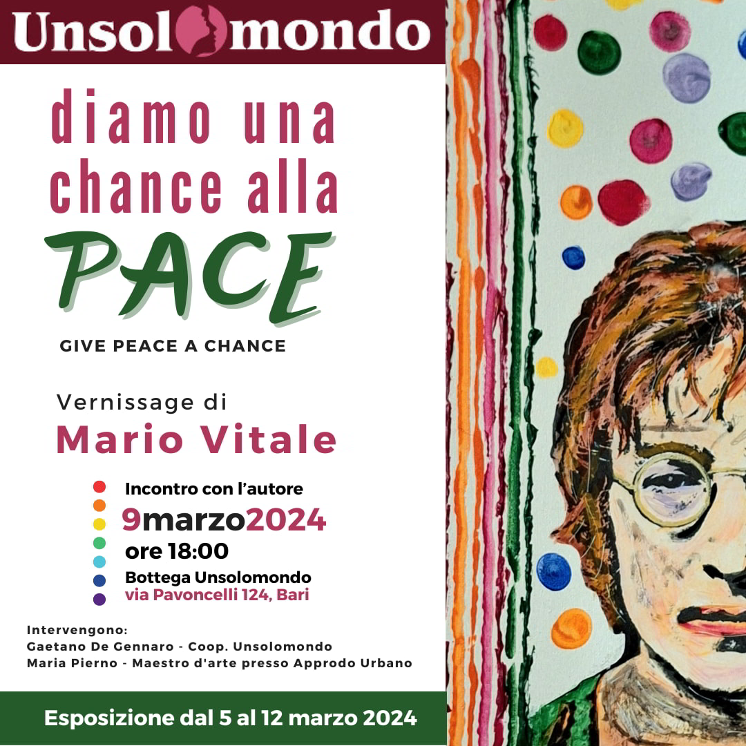 Unsolomondo diamo chance pace Bari 2024