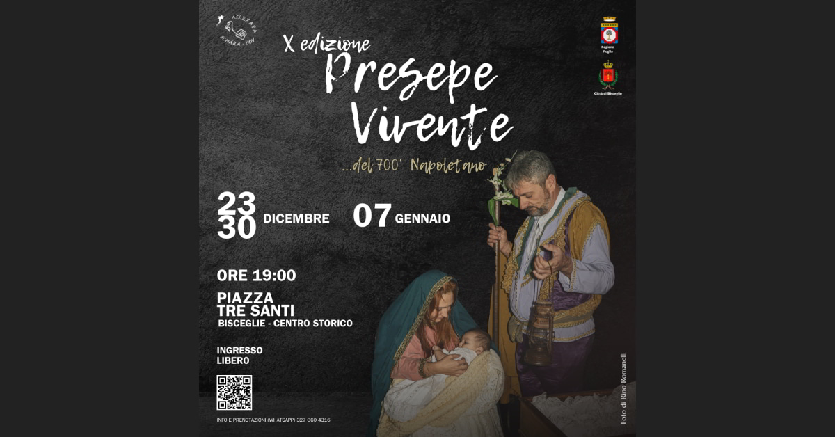 Presepe Vivente Bisceglie 2023 Schára OdV