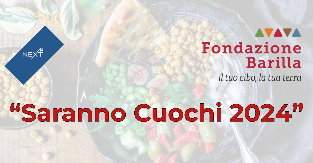 banner Saranno Cuochi Fondazione Barilla Next14 2024