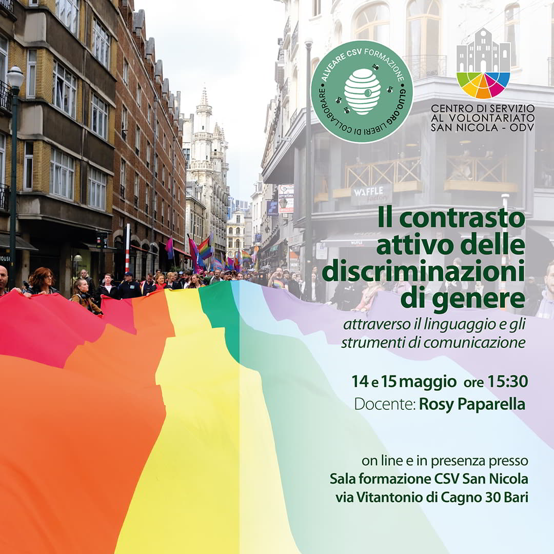corso Contrasto discriminazioni genere linguaggio comunicazione